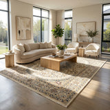 Refurbished Handmade Persian Tabas Rug 330 × 246 cm
