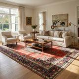 Refurbished Handmade Persian Tabriz Rug 385 × 291 cm