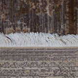 Navy Blue & Gold Distressed Persian Rug Design 230 × 160 cm