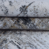 Grey & Ivory Abstract Distressed Rug Design 230x160cm - photo 3
