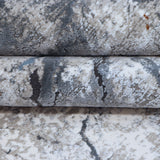 Multi-coloured Grey & Ivory Marble Abstract Rug Design 290x200cm - photo 4