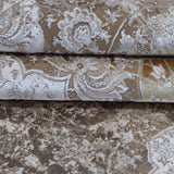 Taupe & Ivory Distressed Medallion Rug Design 290x200cm - photo 3