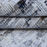 Grey, Ivory & Navy Distressed Abstract Rug Design 290x200cm - photo 3