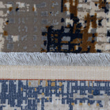 Grey, Ivory & Navy Distressed Abstract Rug Design 290x200cm - photo 4
