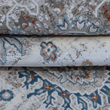 Ivory, Blue & Rust Distressed Persian-Inspired Rug Design 290x200cm - photo 3