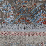 Multi-coloured Grey & Blue Distressed Persian Rug Design 290x200cm - photo 4