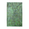 Lime Green & Grey Abstract Organic Rug Design 290x200cm