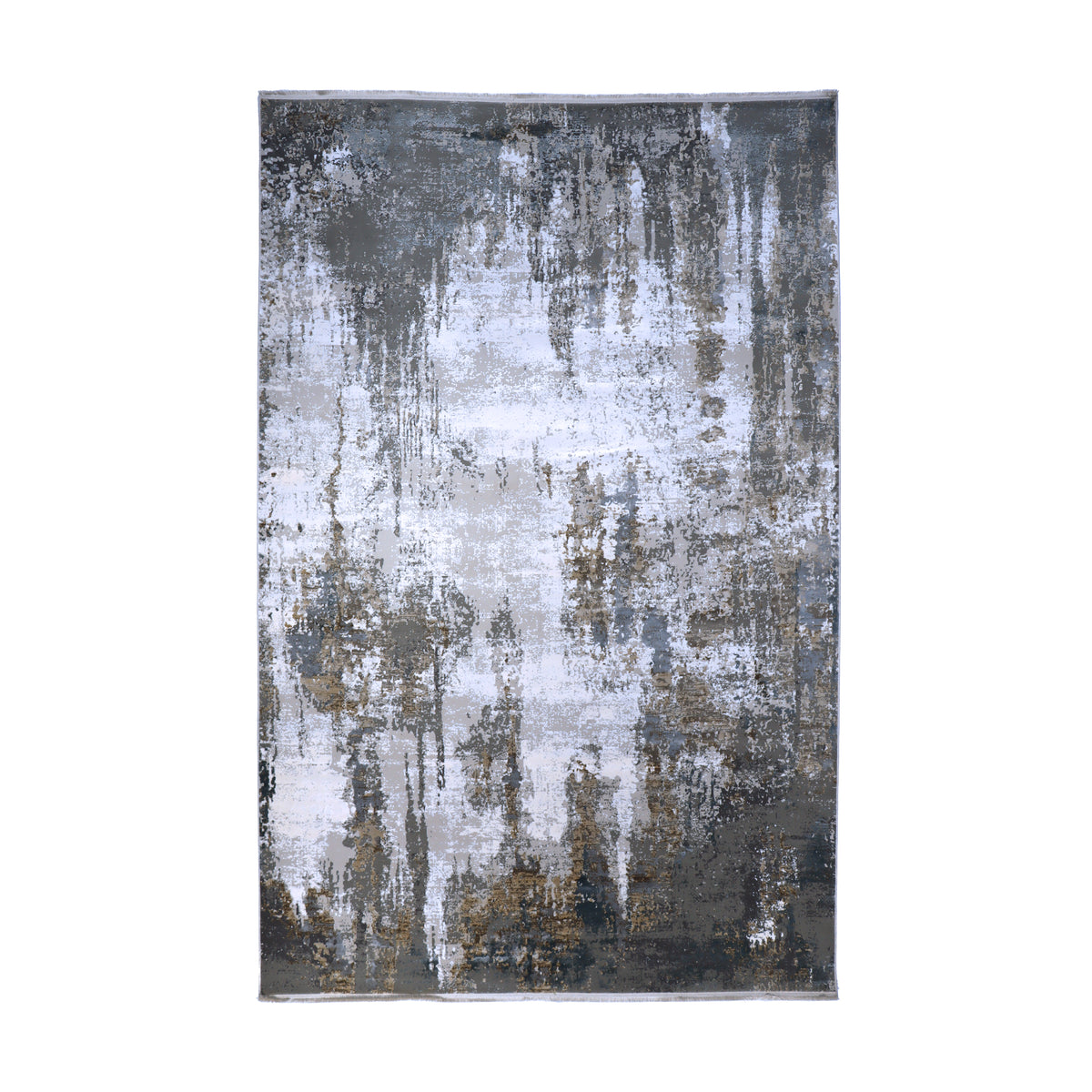 Grey, Ivory & Taupe Abstract Rug Design 290x200cm