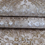 Taupe & Golden Beige Distressed Persian Rug Design 290x200cm - photo 3