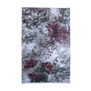 Grey & Blush Abstract Floral Rug Design 290x200cm