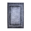 Charcoal & Silver Grey Distressed Rug Design 290x200cm