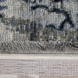 Slate Grey & Charcoal Distressed Abstract Rug Design 290x200cm - photo 4