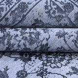 Charcoal & Silver Grey Noir Distressed Persian Rug Design 290x200cm - photo 3
