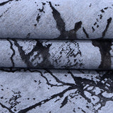 Grey & Black Fractured Abstract Rug Design 290 × 200 cm