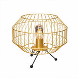 Gold Round Metal Lamp 30 × 30 × 30 cm