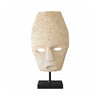 White Mask On Stand 34 × 14 × 79 cm