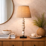 Shells On Lamp Stand 9 × 9 × 48 cm