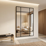 Black Inlay Mirror 220 × 140 cm