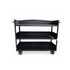 Butler Trolley Black Metal Finish 130 × 44 × 96 cm