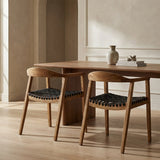 Eve Walnut Dining Chair 58 × 55 × 70 cm