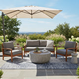 Navy Minimilistic Design Outdoor Rugs 305 × 240 cm