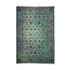 Teal Afghan Rug Design Ariana Collection 415 × 312 cm
