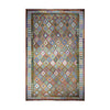 Multi-Coloured Tribal Diamond Kilim Rug Design 495 × 314 cm