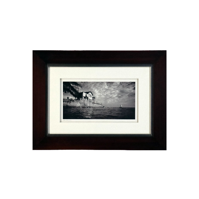 Horst Klemm B/W Framed Beach House 87 × 63 cm