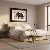 Horst Klemm B/W Framed Olivera & Abu 85 × 63 cm