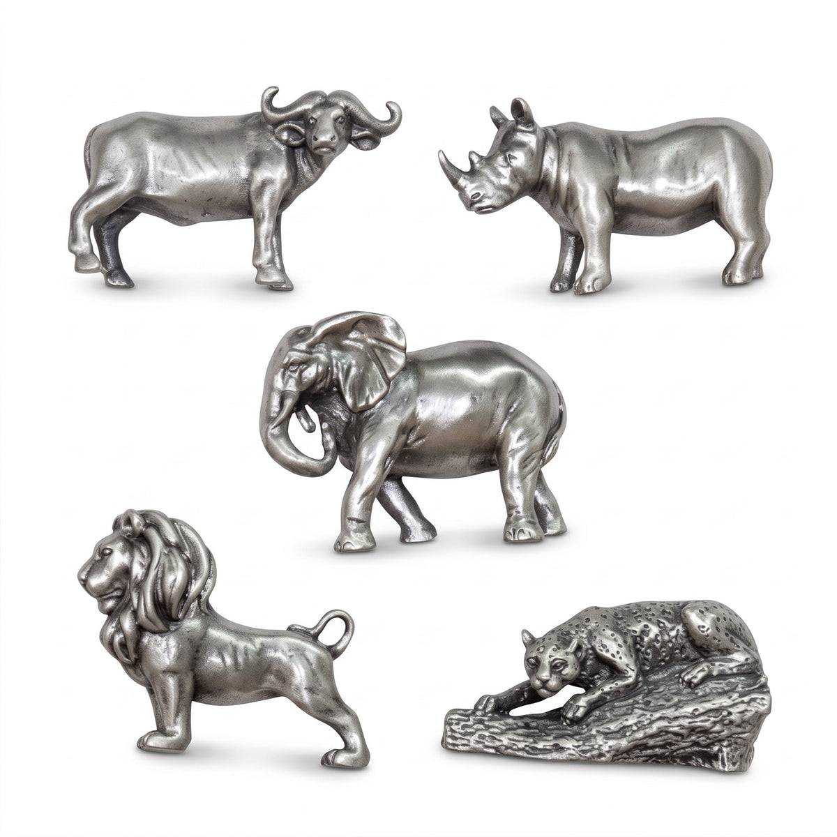 Zawadi Big 5 Pewter Set 5 Pieces