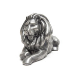 Zawadi Pewter Lion Lying 9 cm L