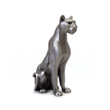 Zawadi Pewter Lioness Sitting 9 cm H