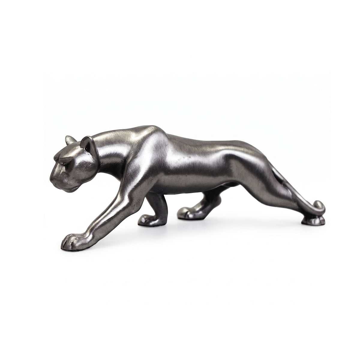 Zawadi Pewter Lioness Walking 12 cm L