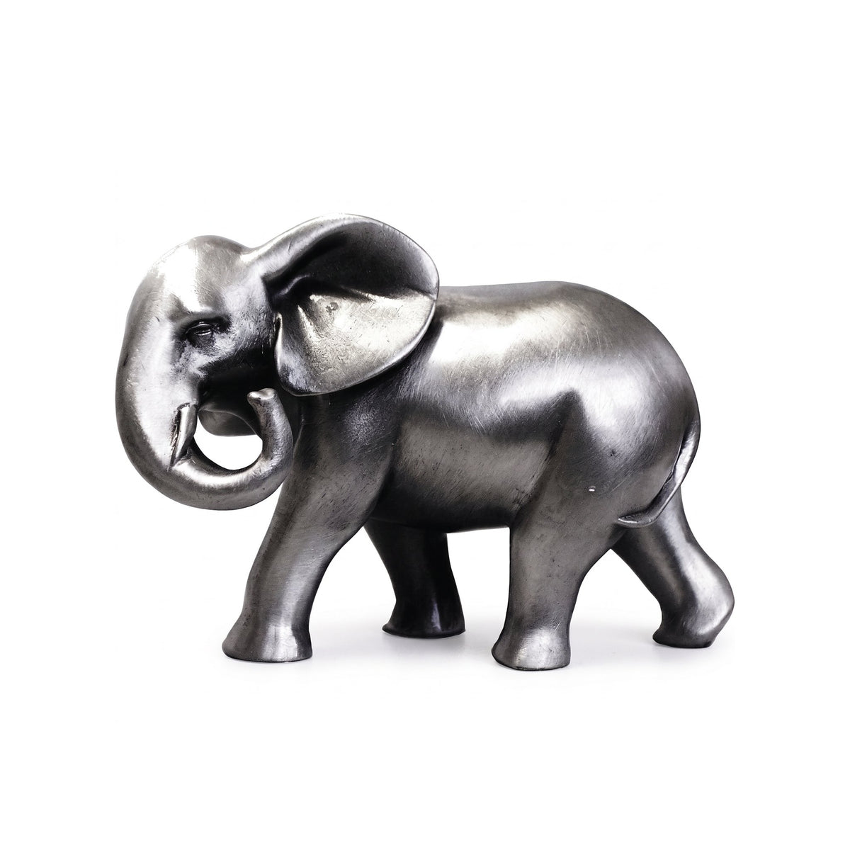 Zawadi Pewter Elephant Trunk Down 9 cm L