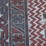 Rust, Brown & Cream Taimini Kilim Tribal Geometric Medallion Rug 187 × 122 cm - photo 5