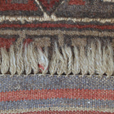 Rust, Brown & Cream Taimini Kilim Tribal Geometric Medallion Rug 187 × 122 cm - photo 6