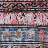 Rust, Navy & Brown Caucasian Tribal Geometric Medallion Rug 193 × 111 cm - photo 5