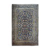 Navy, Cream & Gold Persian Kashan All-Over Floral Rug 425 × 303 cm