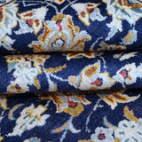 Navy, Cream & Gold Persian Kashan All-Over Floral Rug 425 × 303 cm - photo 4