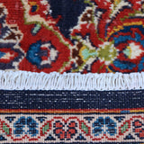 Navy Blue & Red Persian Khorasan Floral Medallion Rug 369 × 292 cm - photo 5