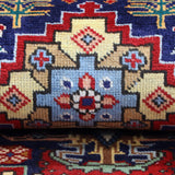 Navy Blue, Red & Cream Persian Tabriz Floral Medallion Rug 399 × 288 cm - photo 4