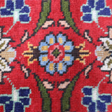 Navy Blue, Red & Cream Persian Tabriz Floral Medallion Rug 399 × 288 cm - photo 5