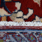 Red, Navy Blue & Cream Persian Najaf Abad Floral Medallion Rug 392 × 248 cm - photo 6