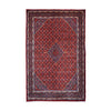 Red, Navy Blue & Cream Persian Mahal Geometric Medallion Rug 396 × 299 cm
