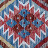 Teal & Rust Anatolian Design Afghan Kilim Geometric Diamond Rug 290 × 205 cm - photo 4