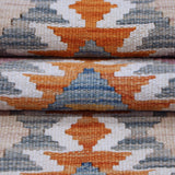 Rust & Cream Multicoloured Anatolian Design Afghan Kilim Geometric Runner 291 × 69 cm - photo 3