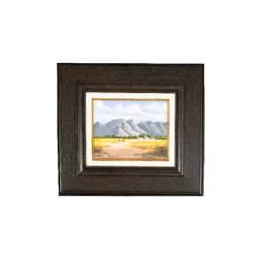 PIETER VAN HEERDEN <Br>LANDSCAPE SCENERY PAINTING <Br> 47cm x 42cm