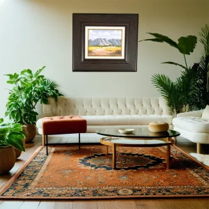 PIETER VAN HEERDEN <Br>LANDSCAPE SCENERY PAINTING <Br> 47cm x 42cm