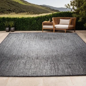 GREY MINIMILISTIC DESIGN OUTDOOR RUGS
