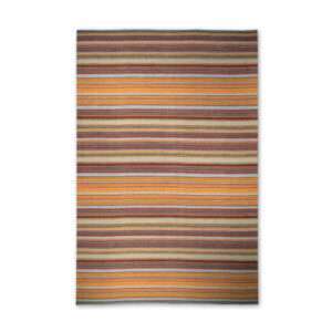 Heriz Gallery <Br>RED & ORANGE MODERN CHIC LINE DESIGN KILIM RUGS